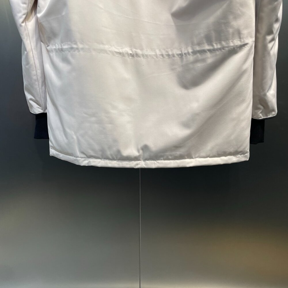 Canada Goose Beige Fur Trim Hooded Parka Jacket for Men, Full Zip, Size S - Picture 8 of 15